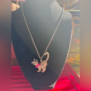 Elegant Cat Pendant‎ Necklace